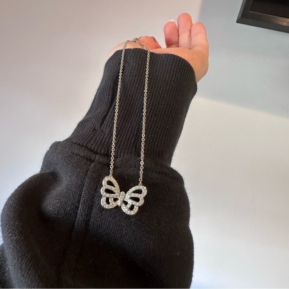 Swarovski Butterfly Necklace - Picture 2 of 5